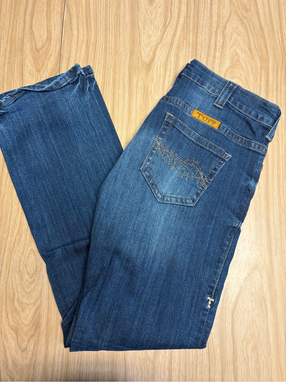 Cowgirl Tuff Women’s Boot Cut Jeans in Dark Blue